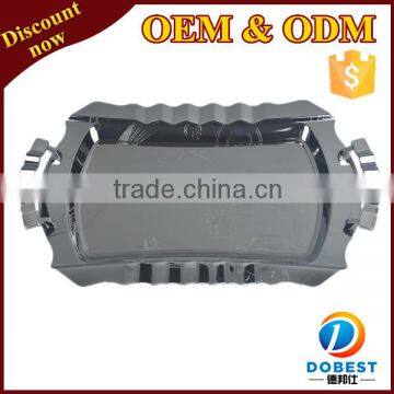 stainless steel mirror tray/serving tray T310