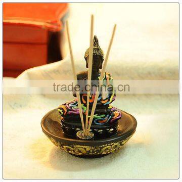 Resin Colorful buddha Incense Burner, Thai Incense Burner