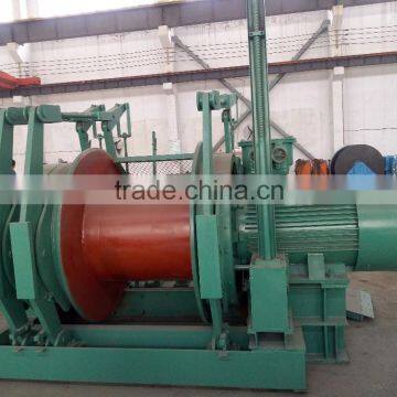 Hydraulic electric drawing mining winch 6 ton