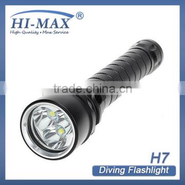 NEW Diving Torch CREE XM-L U2*3 LED 4000 Lumens aluminum flashlight