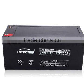 Nominal Voltage 12v 200ah Valve Regulated Lead Acid Battery photo-3