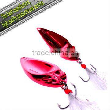 fishing lures Spoon Poison bees(50mm 10g)-Spoon-Red