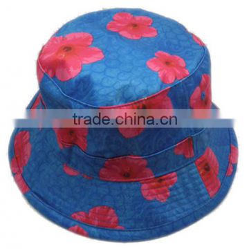 Good Quality Lady Cheap Custom Made Print Pattern Bucket Hat