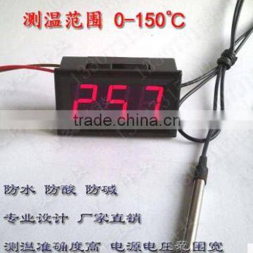 Digital thermometer waterproof -50 to 110 C/F Red Green Blue FActory price