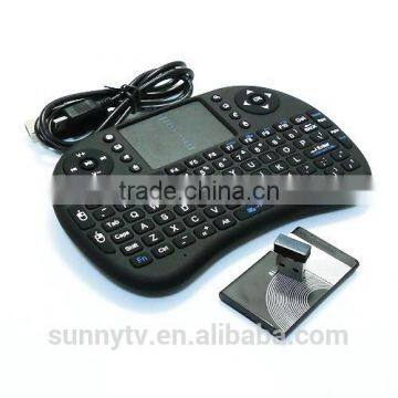 2.4G Mini Rii i8 Wireless Keyboard Remote Controls Air Mouse With Touchpad Keyboards Work Well on Anroid tv Box photo-4
