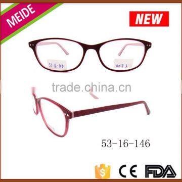 Latest design acetate modern optical glasses frames for women