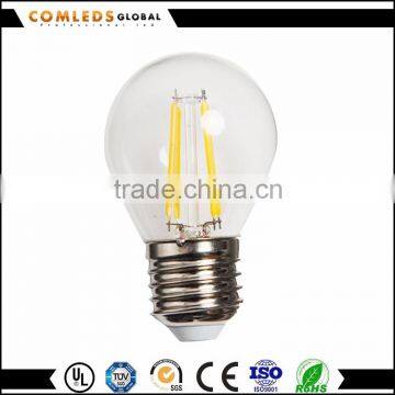 led filament e26 e27 2700k dim , 1w 2w g45 filament led e12