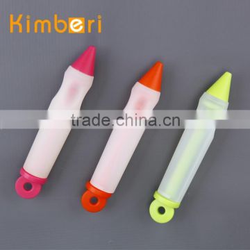 Easy Clean PP And PE Material Good Function Hot Sale Food Grade Silicone Cake Decorating Pen