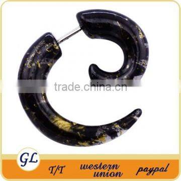 Wholesale!T04108Colorful snake UV acrylic custom fake types of ear expanders