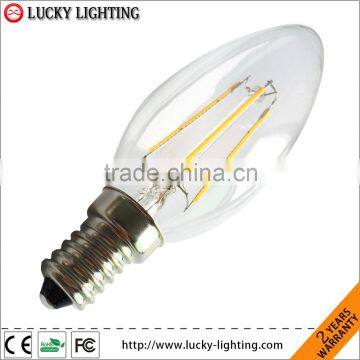 Epistar 360degree AC100-240V 4w candle c35 e14 lamp filament led bulb                        
                                                Quality Choice