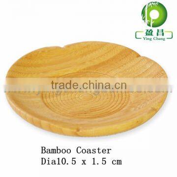 small bamboo snack plate