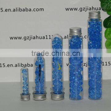 plastic test tubes screw cap for candy/bracelet/tool/crafts