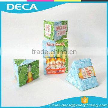 New Design Creative Paper Packaging used to advertise your Products Craft Triangle Paper Box                        
                                                Quality Choice