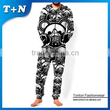 superman funny onesie, sublimated pajamas, winter onesie