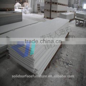 Glacier White Solid surface artificial marble slab