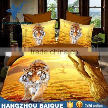 Beautiful Leopard and Big Red Rose 3D Adult Bedding Set photo-3