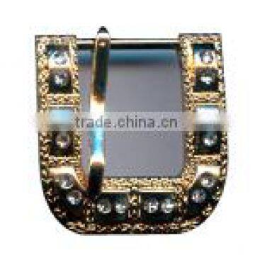 Metal buckle with diamond