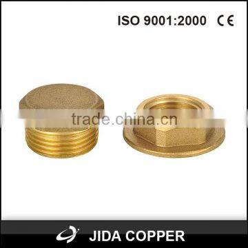 Metric brass pipe fitting