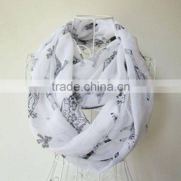 Whole Sale Cheap New Fashion Digital Print Custom Design Scarf From YiWu Factory Accept Paypal Paypment