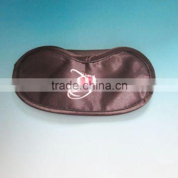 wholeslae customized logo colorful satin material eye mask cover sex blindfold