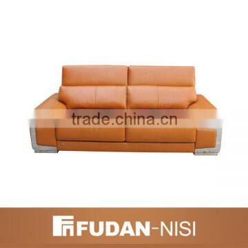 Italian furniture stainless steel two seater sofa modern