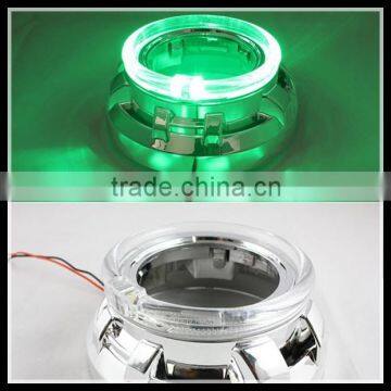 LED Light conducting angel eyes Cr.ee LED angel eye halo ring kit for BMW 80mm 100mm Waterproof Green