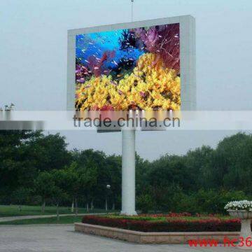 wall mounted monitor LED bicolor screen outdoor board display PH28mm LED signs column LED panel cabinet LED sign Taiwan 360