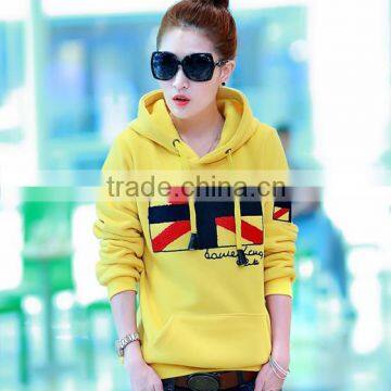 printed woman sweater . woman fashion hooded raglan sweater