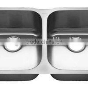 Cupc Undermount 50/50 Double Bowl 16 gauge Stainless Steel Sink