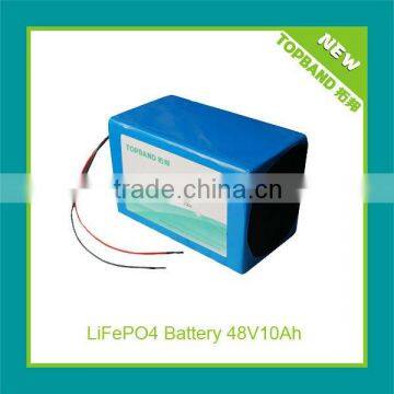 Hot seller electric motor starting lithium battery 48V10Ah TB-4810F