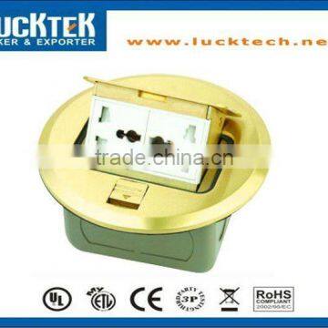 Two Gang Pop Up Multifunctional Floor Socket