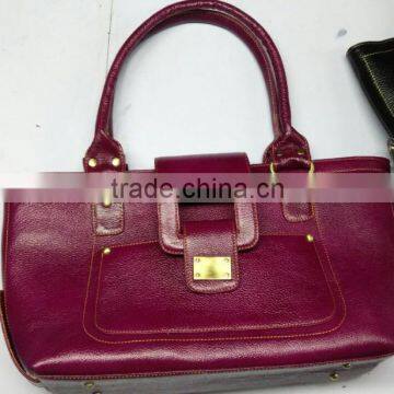 Green Coloured Leather Ladies Hand Bags photo-4