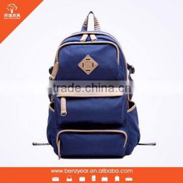 Backpack Trolley Big Size Canvas Backpack, PU Backpack