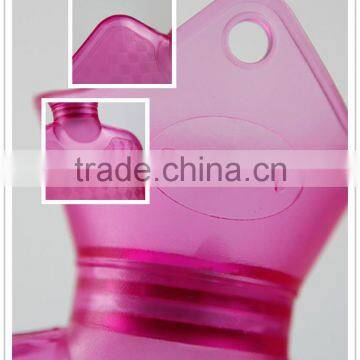 BS standard PVC water bottle small cross-hatched high quality