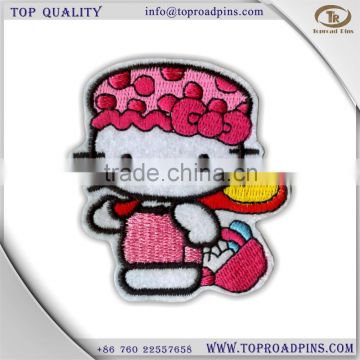 cheap custom design cute animal patches for clothing with heat adhesive