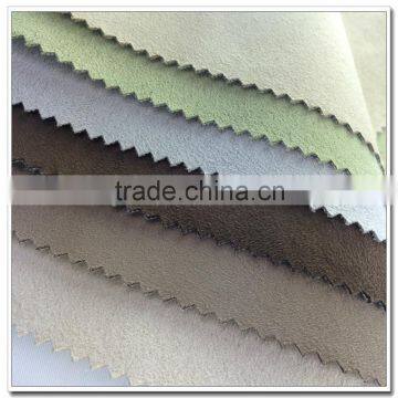 POLY96% SPAN4% Strech Suede Fabric Wholesale for Jacket