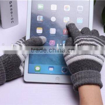 Touch gloves for iphone, ipad touch gloves, knitted gloves touch screen