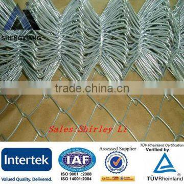 diamond shaped playground chain link fence/pvc coated chain link fencing