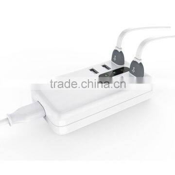 LED Light Multiple USB 6 Ports 8.4A Charger Quick USB Desktop Charger With Crystal Sticker for IPhone IPad SamsungGalaxy Pad photo-5