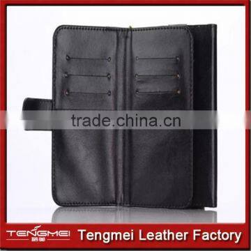 Universal pu Leather Case for Samsung Galaxy S6,wristlet Wallet Case for Big Phone