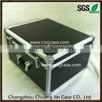 2015 huge and durable black aluminum instrument case ,custom aluminum case with portable