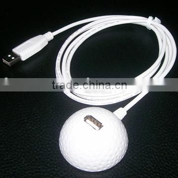 USB Golf Ball Desktop Extension Cable