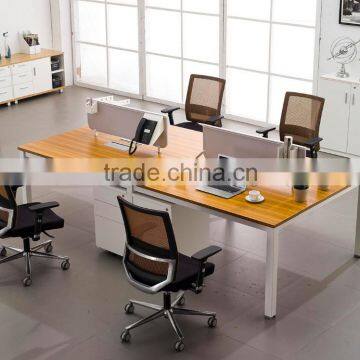 2016 detachable new office funiture computer table new model table frame for four people workingstation