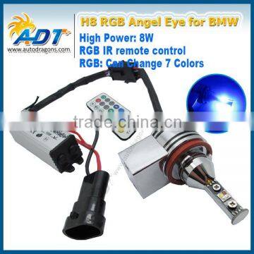 Remote Color Change RGB LED Angel Eyes Marker For BMW