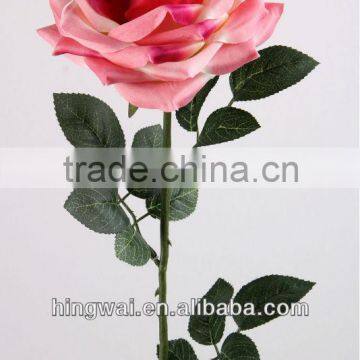 74 cm Artificial Flower Stin Rose Bud Spray with 13 Leaves