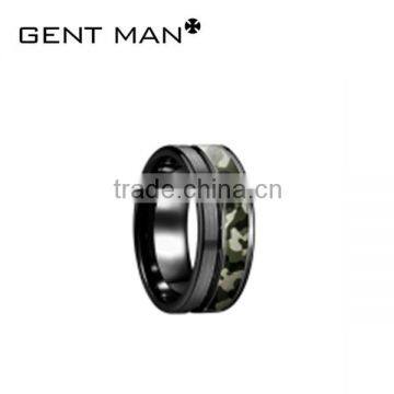 fashion ring finger rings 2016 China supplied unique camouflage men's ring