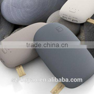 2016 Hot sale stone power bank 10400mah stone protable charger