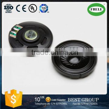 FBF40-1N Zhengjiang new cheaper 86dB 40mm mylar speaker with 8ohm(FBELE)