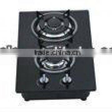 2014 Glass Panel 2 Burner Gas hob Zhongshan Factory OEM Service(Model no: Z312E-AC)