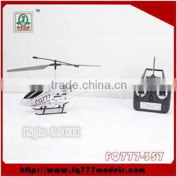 3.5ch Double Blade High Quality Helicopter Rc fq777 with Gyro Milti Light